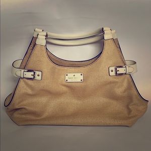 Beige Kate Spade Summer Tote